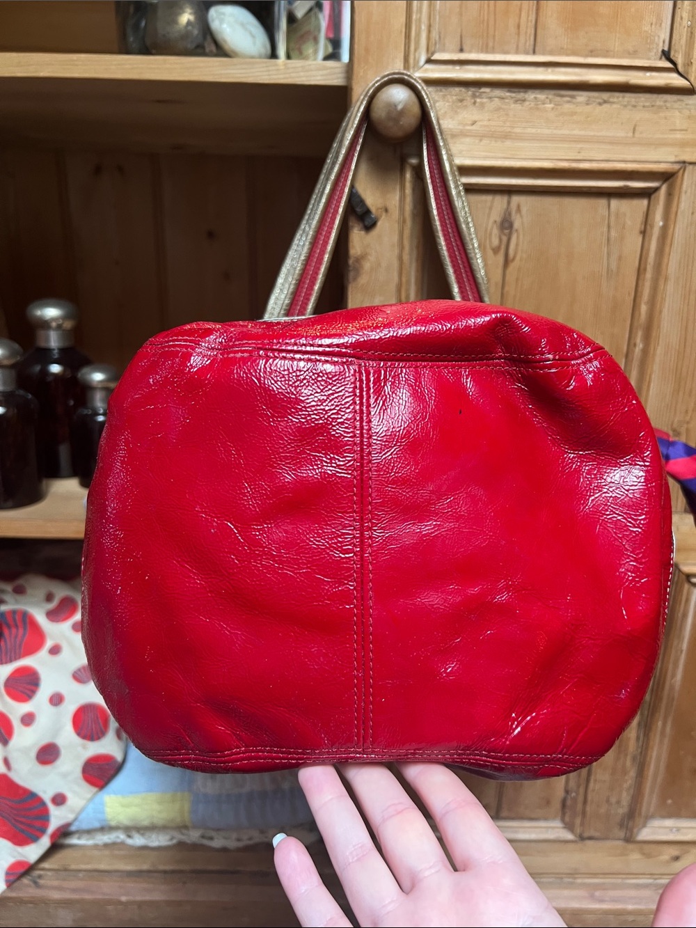 Coach 15887 Poppy Tartan Bella Bucket Tote - Picture 3 of 13